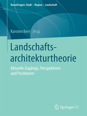 cover image of Landschaftsarchitekturtheorie